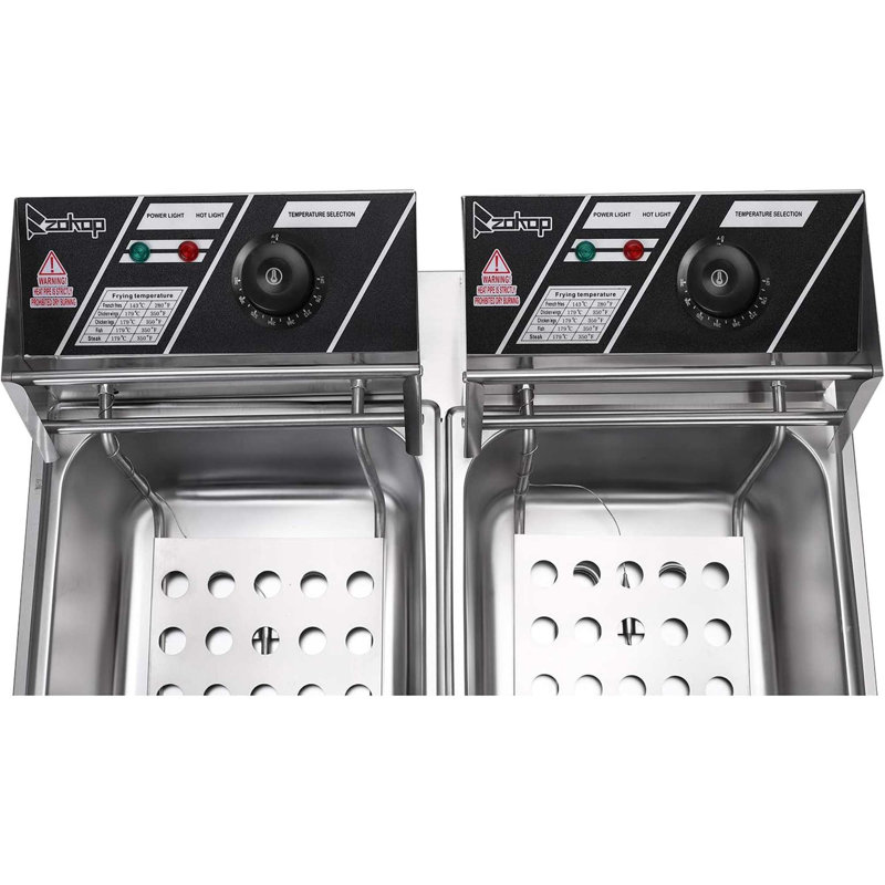 Deep Fryer with 2 Baskets