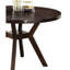 Table pour salle à manger - plateau de table, tablette pour les pieds du milieu, plateau de table stable en bois d'hévéa avec couches de 15 mm, pratique, pieds