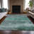 Machine Washable Indoor/Outdoor Xhevrie Teal Rug-112026896