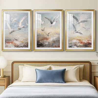 NAUTICAL Series CDLI - Impression encadrée sur mesure de qualité supérieure - 3 pièces