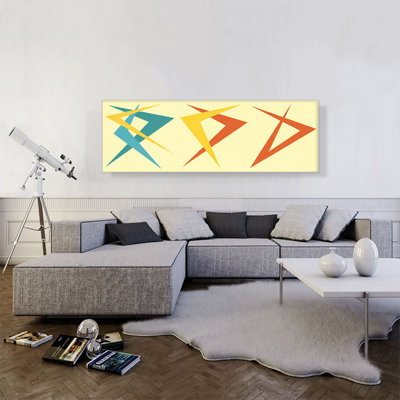 Mid-Century Modern 3, 2, 1 - Reproduction d'art graphique sur toile tendue
