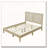 Bed With Rattan Headboard