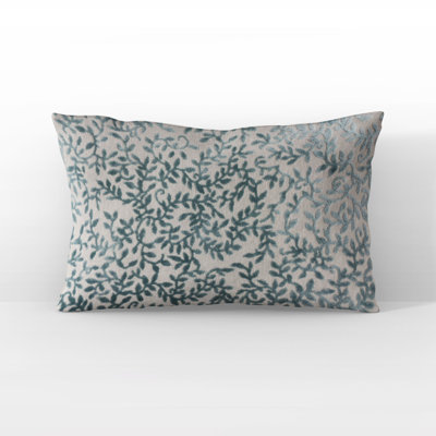 Plutus Whispering Vines Floral Luxury Throw Pillow