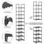 Ayleth 10 Pair Stackable Shoe Rack