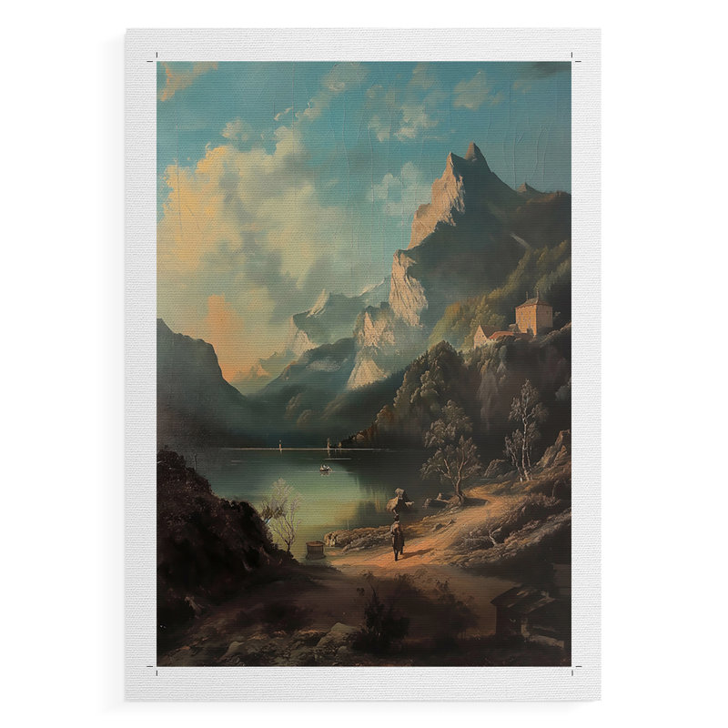 CD de paysages paysagers - impression sur toile seulement - non encadrée
