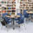 Kee Mobile Round Breakroom Table and Chair Set-73413258-93832257-73413260