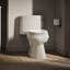 Toilette monobloc allongée Cimarron 1,28 GPF à faible consommation d'eau (siège inclus)-101430147-17639571