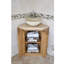 Decamp 550mm Single Bathroom Vanity with Vessel Stone Basin