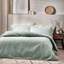 Waffle Textured 100% Cotton Duvet Cover Set-27054784-110497301
