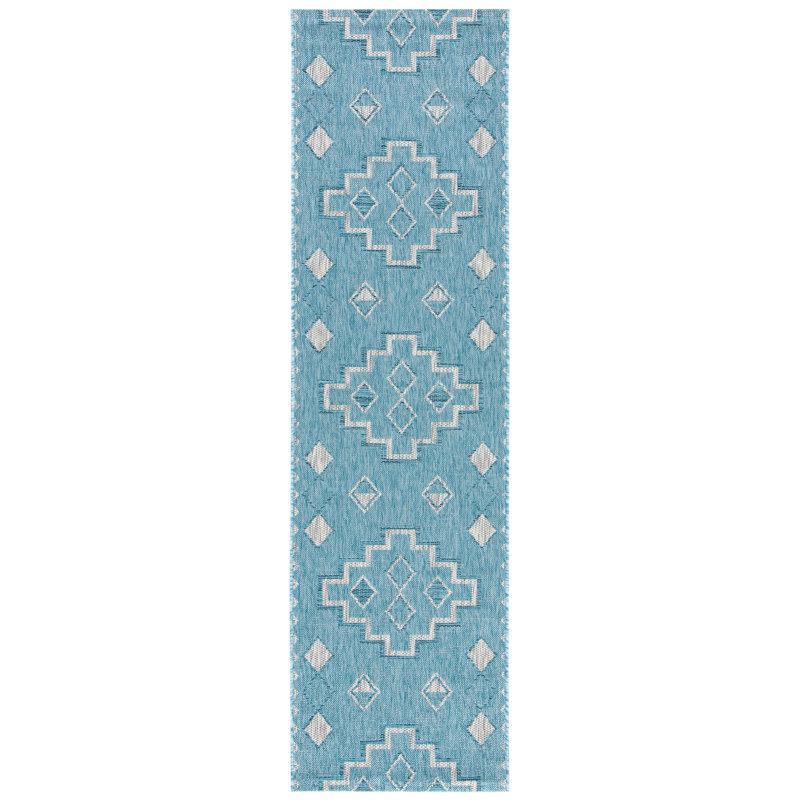 Amarien Geometric Indoor/Outdoor Area Rug, Rectangle 2'7" x 5'