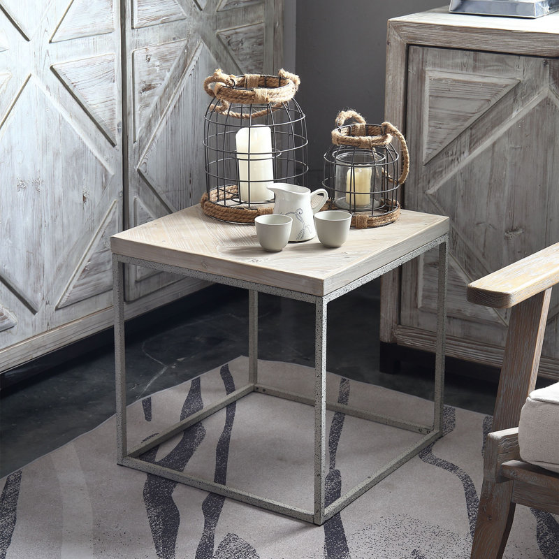 Kayne Solid Wood Top End Table