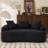 Boneless 65" Chenille Curved Sofa-78577156