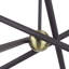 Lustre 8 lumières bronze avec détails en laiton antique-996542539