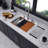28'' L Drop-In Single Bowl Stainless Steel Kitchen Sink