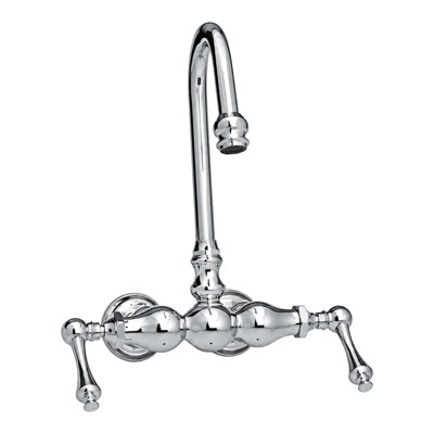 Robinet de baignoire 3 boules avec col de cygne et poignées levier de Strom Living
