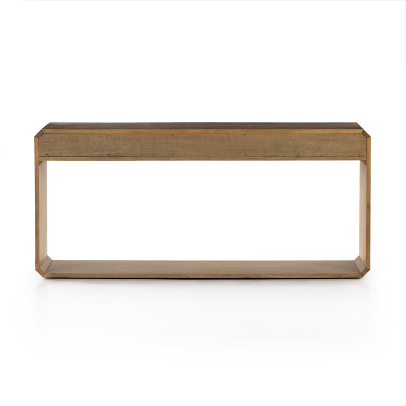 Caspian 60'' W Solid Wood Console Table, Natural Ash