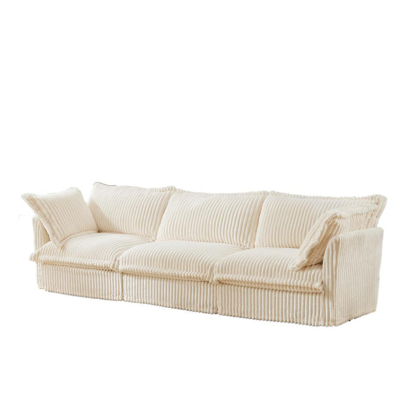 Canapé moderne à 3 places avec housse
