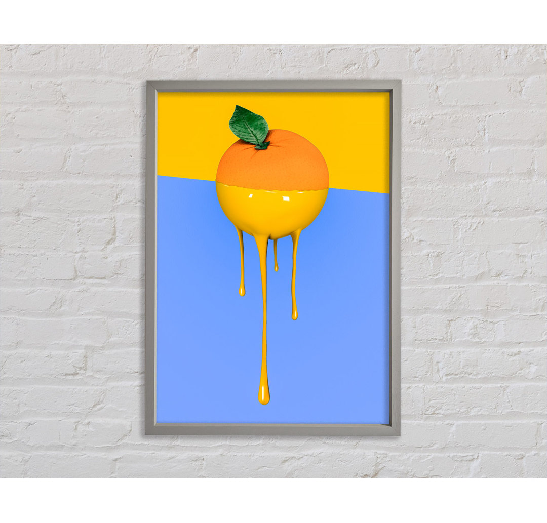 Orange Drip - Druck