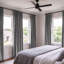 Rideaux en velours moelleux Matra pour chambre à coucher ‑ rideaux obscurcissants pour les fenêtres de salon, panneau simple-1630843097-1630843105
