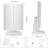 Trifold Vanity Mirror With Lights,Tabletop Mount Makeup Mirror With Lights And 1X/2X/3X Magnification 21LED Mirror Touch Screen Two Power Supply Modes Make Up Mirror