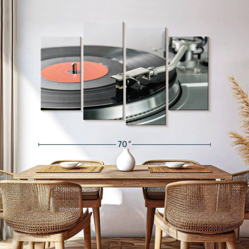 Abarca Vinyl Record Player, 42" H x 68" W