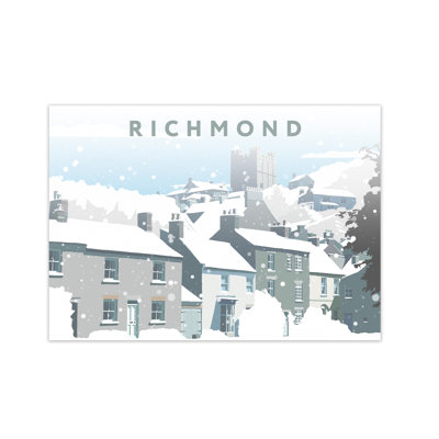 Richmond In Snow 1 Piece Wall Art