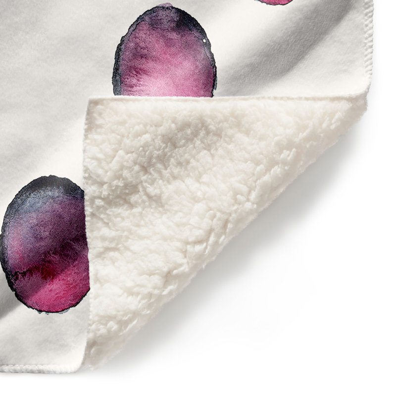 Couverture sherpa à 4 doux circle joy, l 51 po x L 60 po
