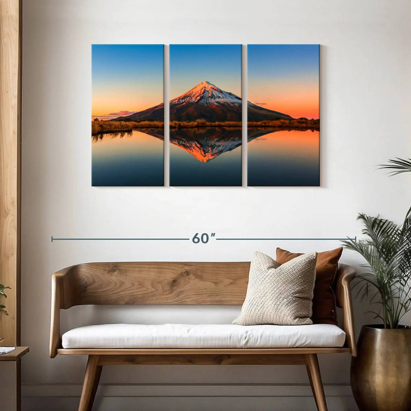 Scène de montagne Alvord Taranaki, H 28 po x l 45 po