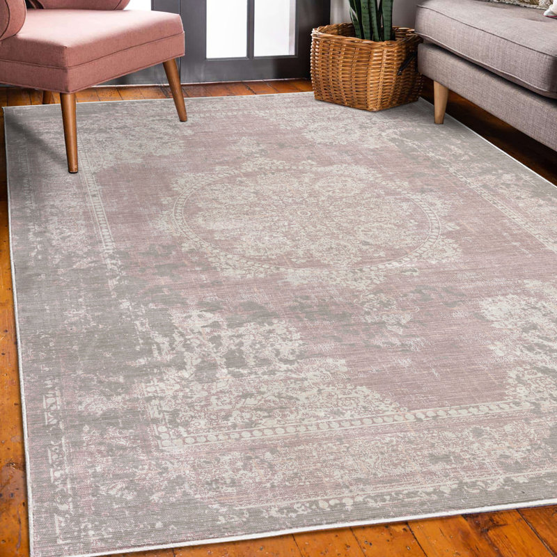 Tapis décoratif Boho, Rectangle 4 pi x 5 pi 7 po