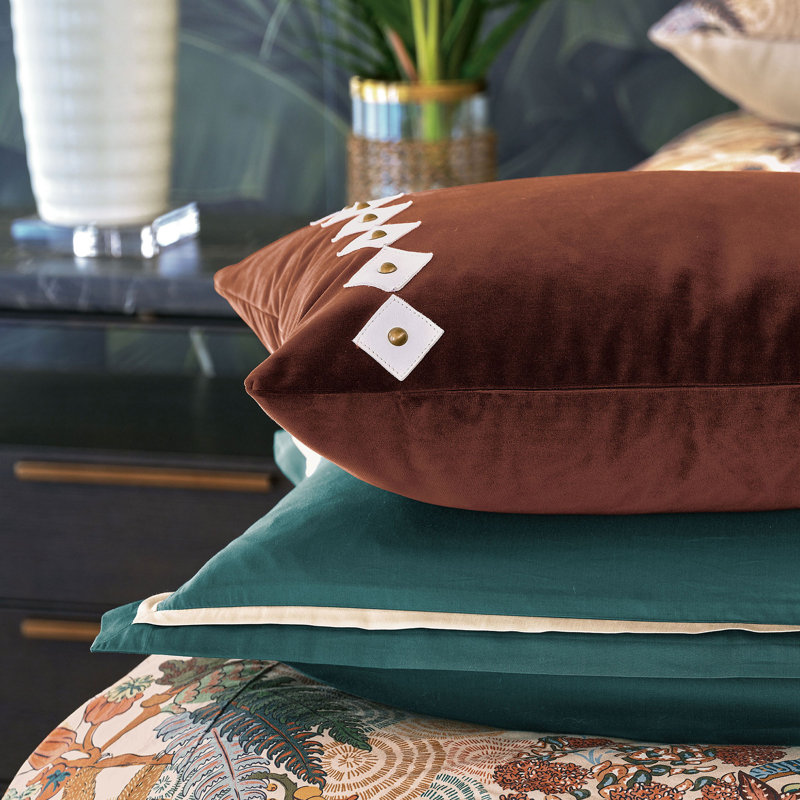 Gustav Velvet Rectangular Pillow Cover & Insert