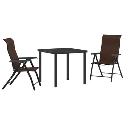Rectangular 3 - Piece 2 - Person 80Cm W Outdoor Dining Set