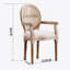 Fauteuil de salle à manger rembourré French Vintage