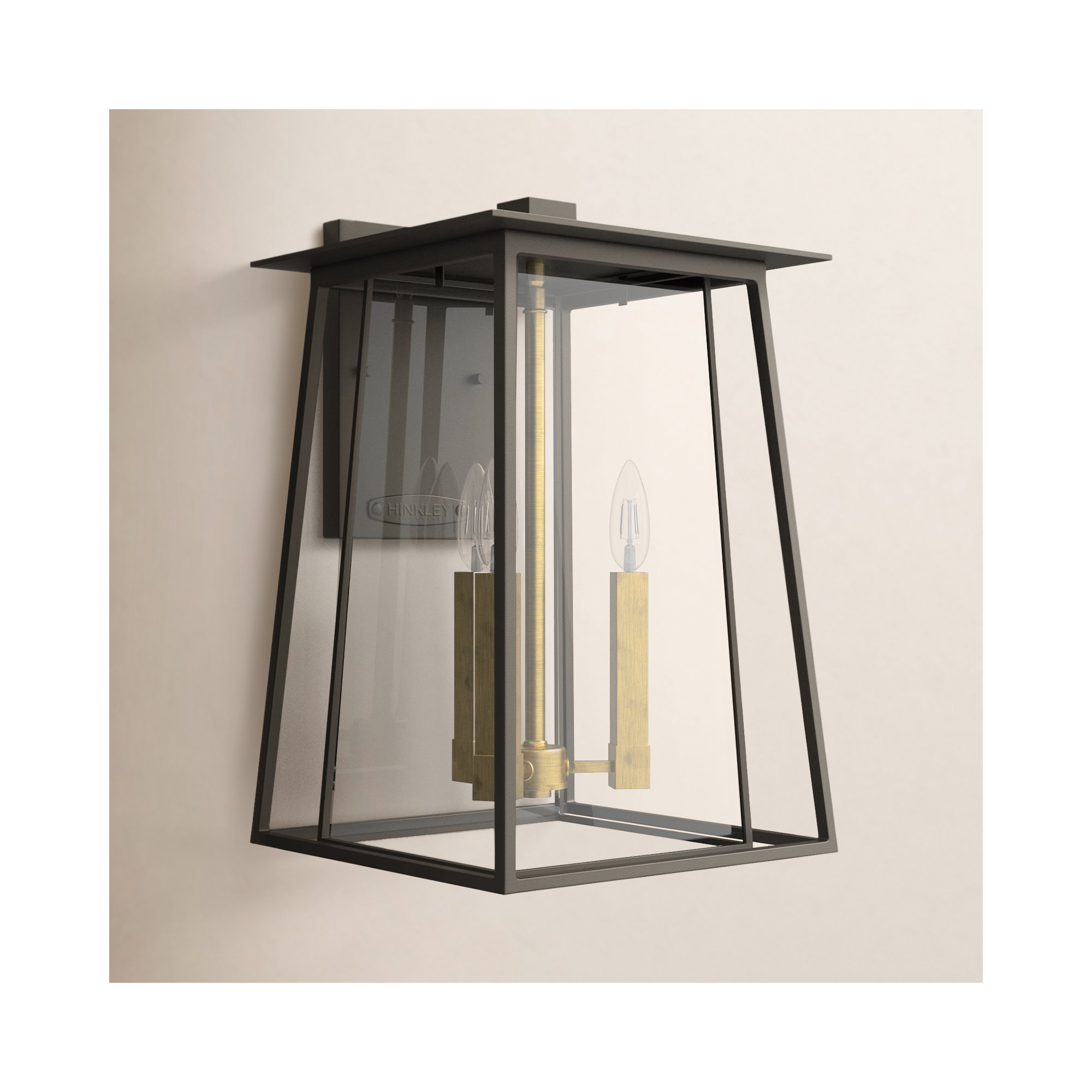 3 Light Bell Outdoor Wall Light