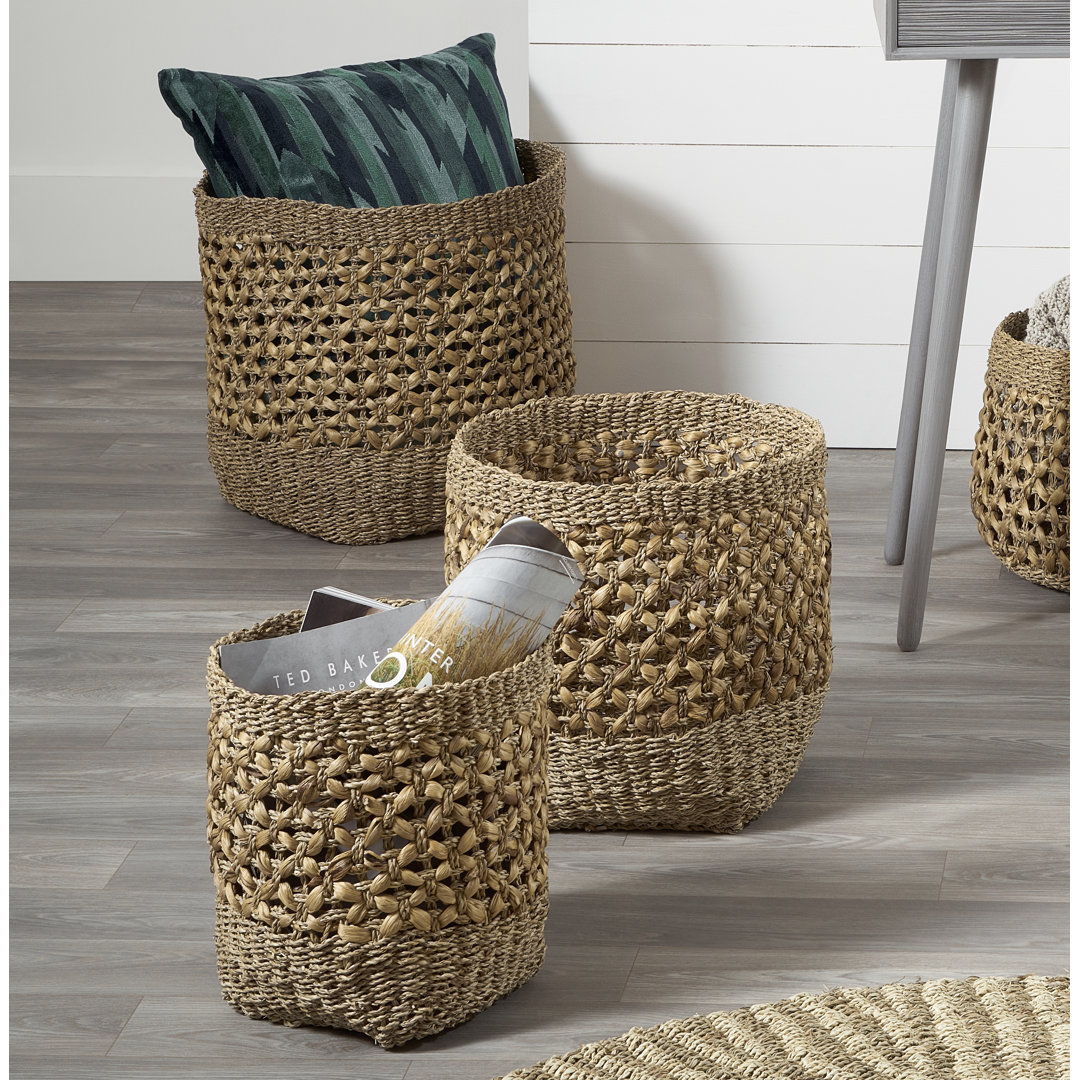 Bay Isle Home Seagrass Decorative Basket