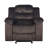 Jacobo Wood & Fabric Glider Recliner -10726912