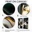 Or noir et marbre noir captivant - art abstrait sur toile, art mural abstrait noir, ensemble de 2-343977245-343977236-343977237