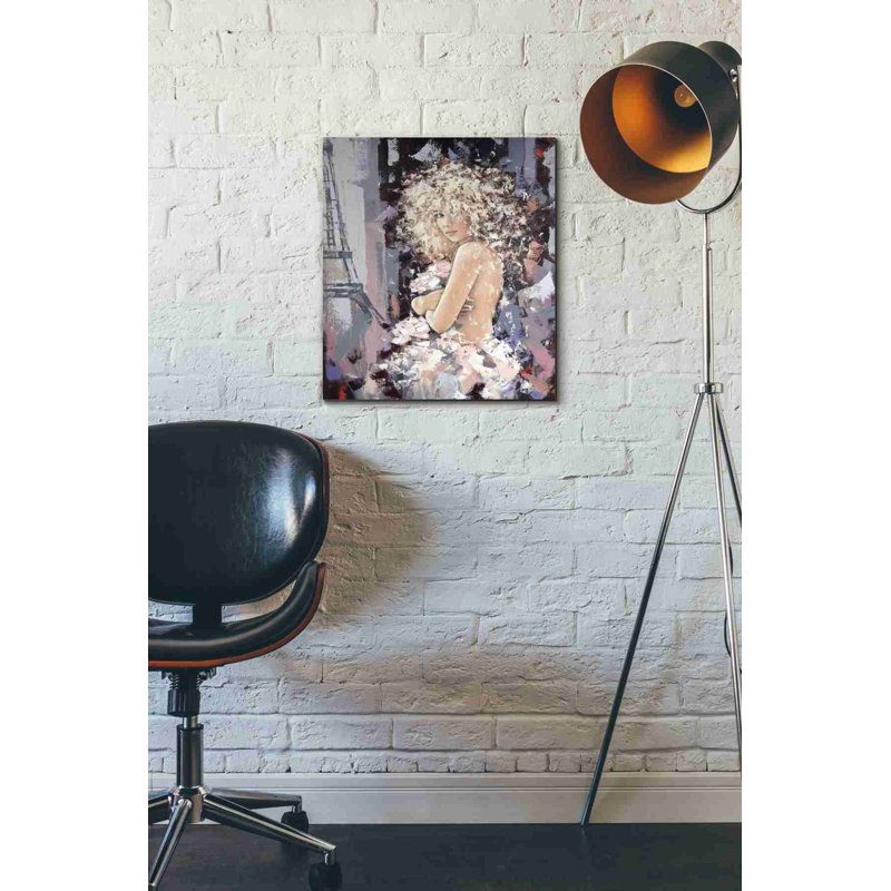 «Arômes de Paris» par Alexander Gunin, art mural sur toile, H 18 po x l 16 po x P 0,75 po