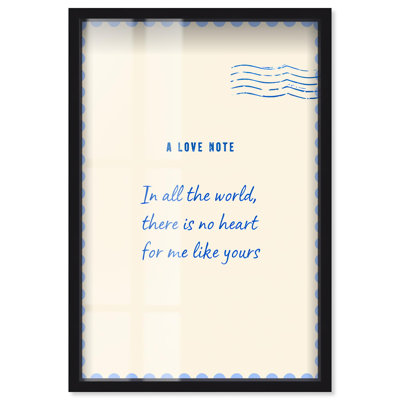 Singular Heart Shadowbox Print Art Print Posters par Art Remedy