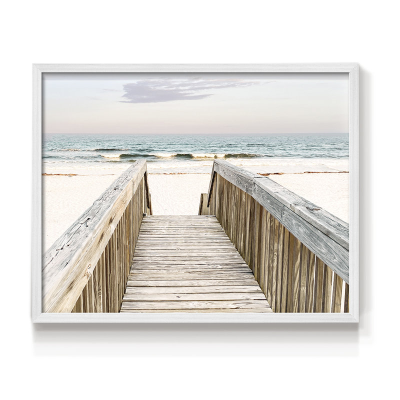 «Evening Calm» - reproduction encadrée - Restickable, H 8 po x l 10 po, Blanc
