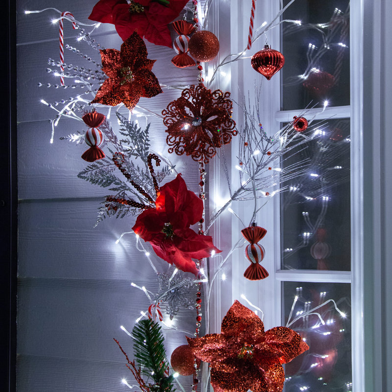 LED Climbing Vine Lighted Branches, Cool White