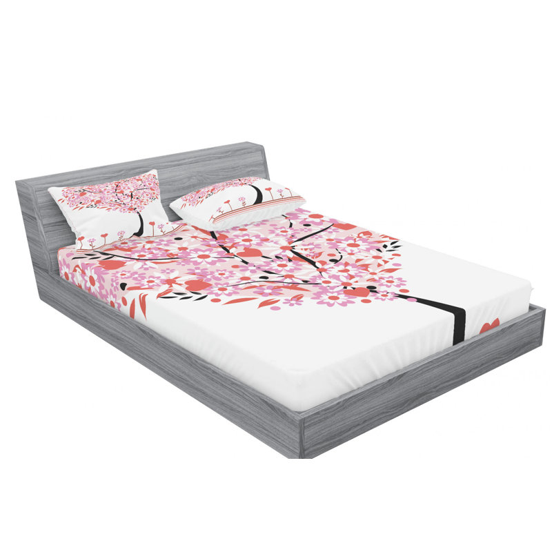 Microfiber Sheet Set, Full/Double Sheet Set with Fitted Sheet