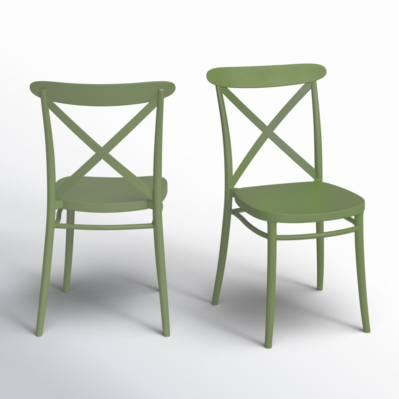 Chaise d'appoint de salle à manger Farrah, Vert olive