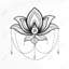 Ornement de toile de lotus | Spiritual Home Decor Art