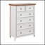 Commode moderne à 6 tiroirs avec mécanisme anti-basculement, rangement spacieux et poignées en métal élégantes pour une organisation élégante