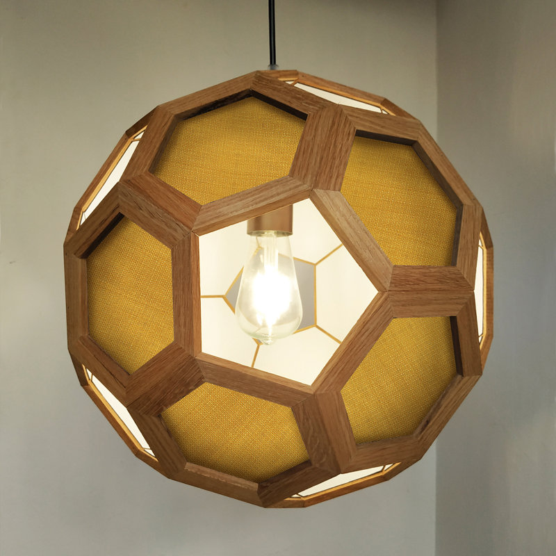 Chevalier 1 - Light Oil Pendant, Light Oak/Yellow
