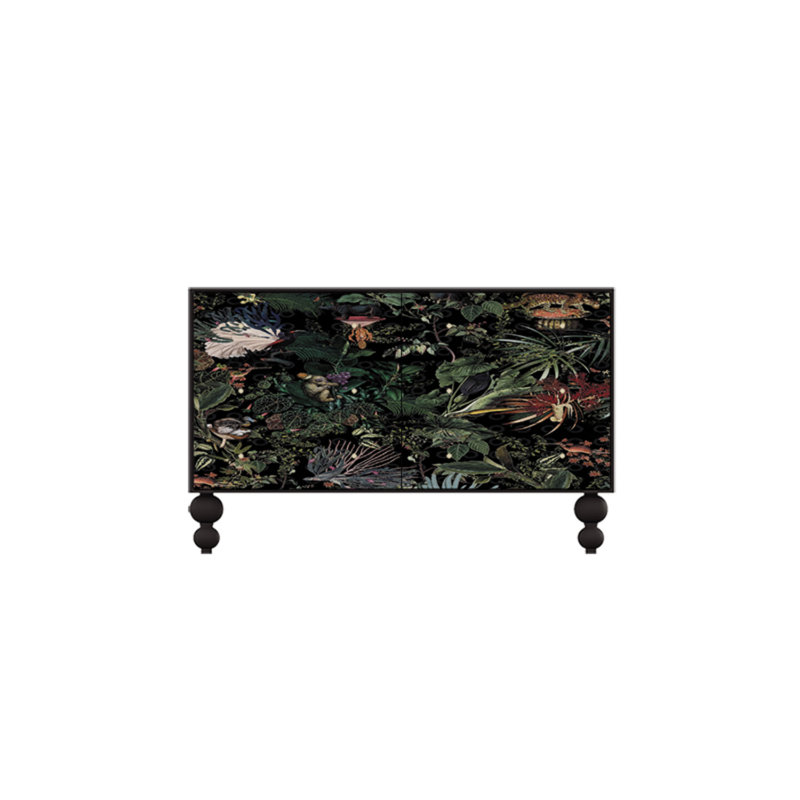Commode d'appoint de rangement vintage à 6 tiroirs