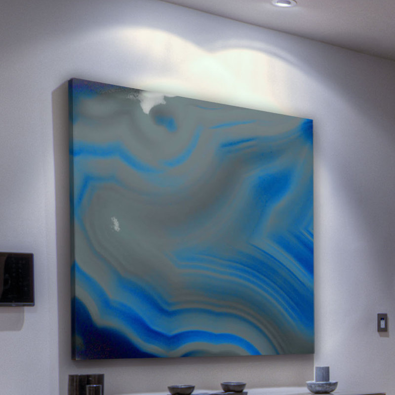 Druzy by Marmont Hill - Wrapped Canvas Painting, 101 cm H x 101 cm W