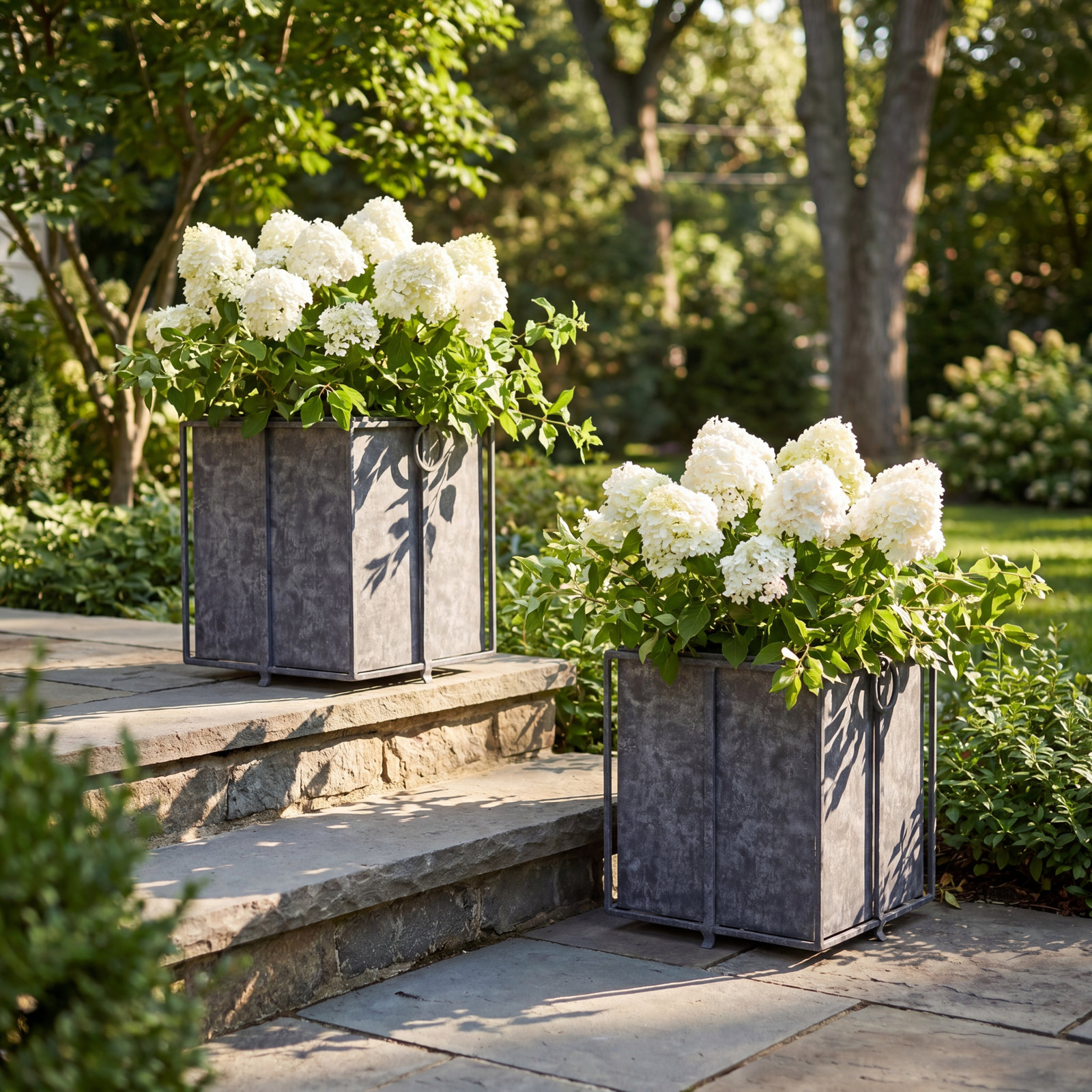 Paulette 18" Planter Box, Gray