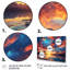 Magical Sunset Sky I - art mural ciel-608617049-608617025