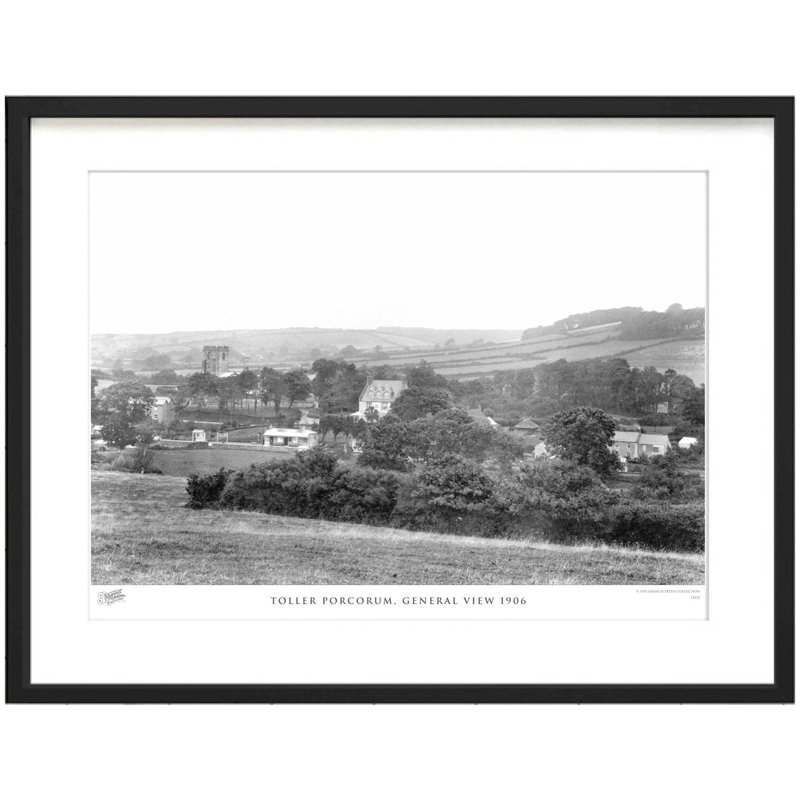 Toller Porcorum, General View 1906 by Francis Frith - Single Picture Frame Print, 60cm H x 80cm W x 2.3cm D